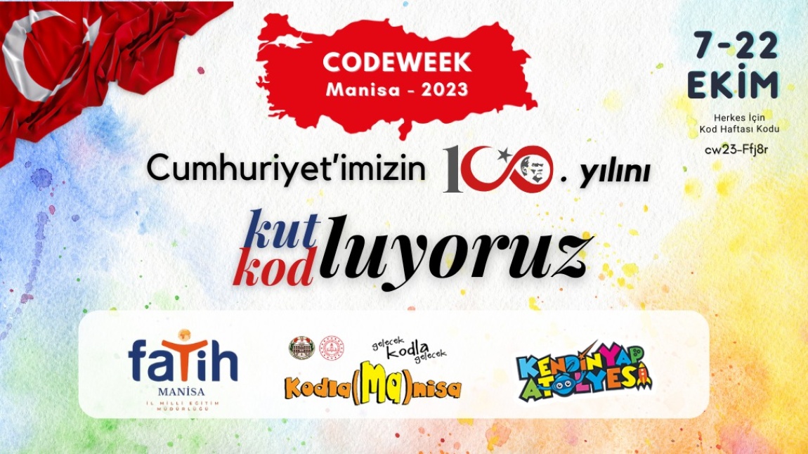 CodeWeek Etkinliğinde Atatürk Ortaokulu da var